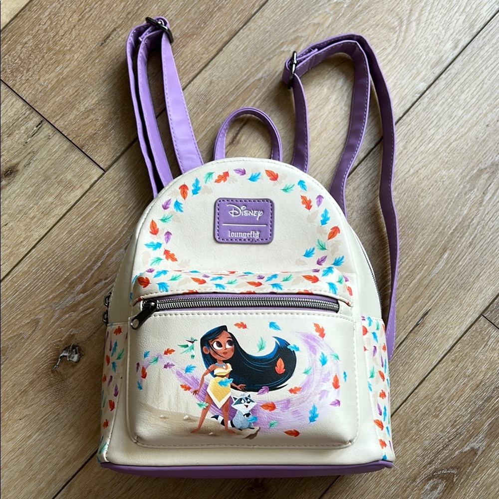 Loungefly Disney Pocahontas COLORS OF THE WIND MEEKO Mini Backpack